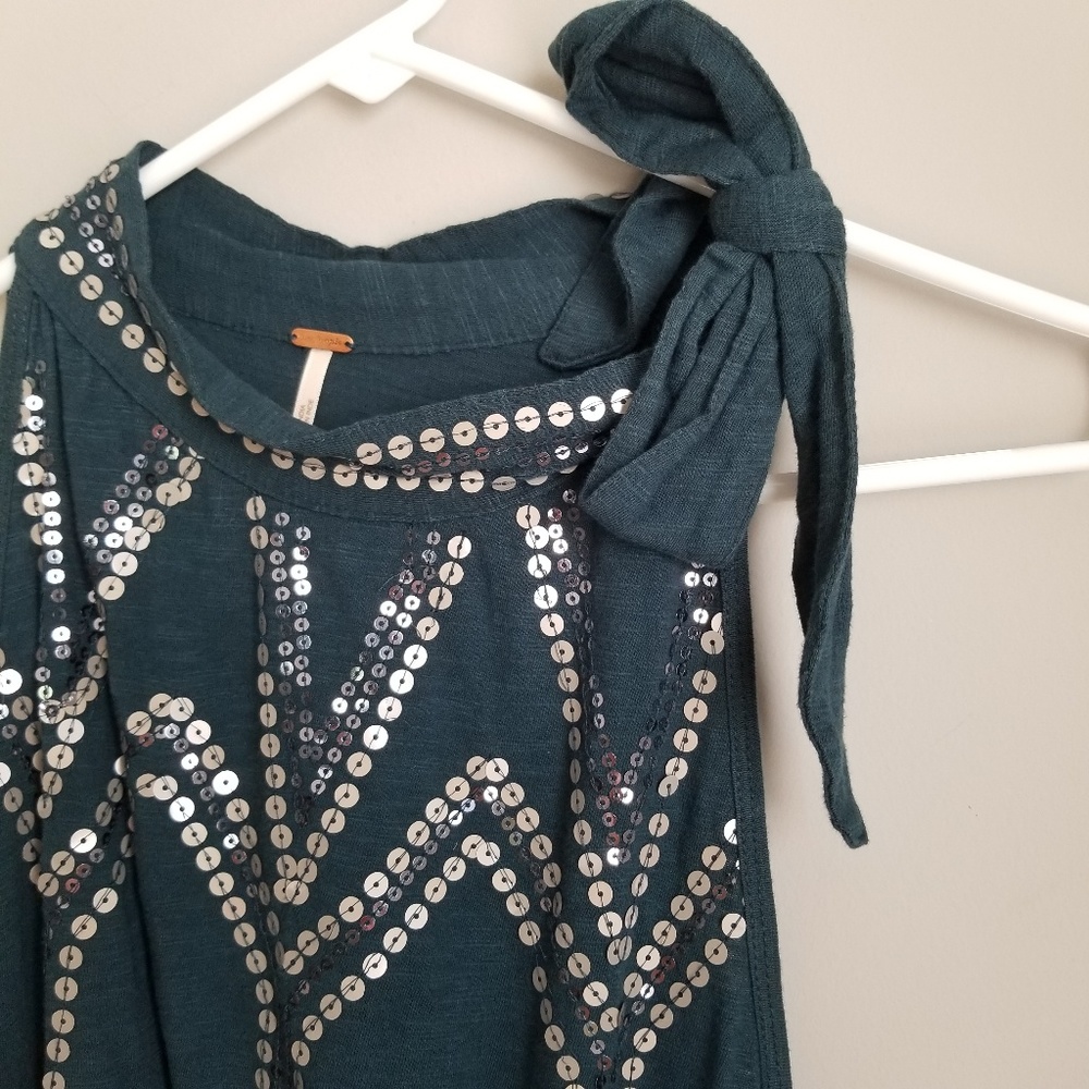 NWOT Free People Glitter City Tank - Picture 6 of 7